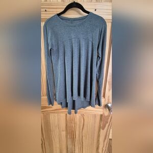 Lulu Lemon Bck In Action Log Sleeve Top Relaxed Fit